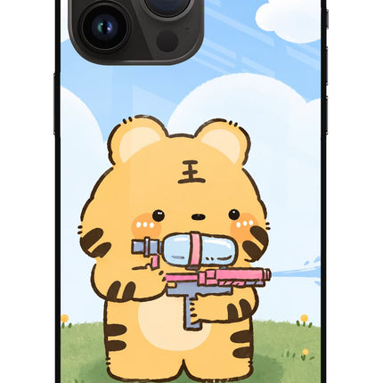 Tiger Treat iPhone 14 Pro Max Glass Case