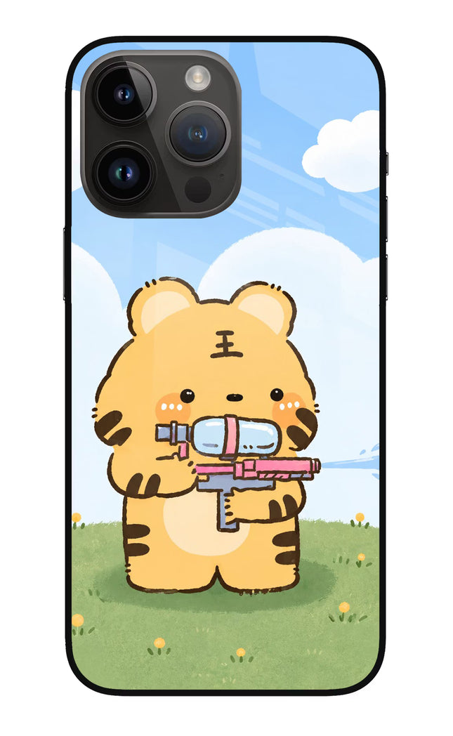 Tiger Treat iPhone 14 Pro Max Glass Case