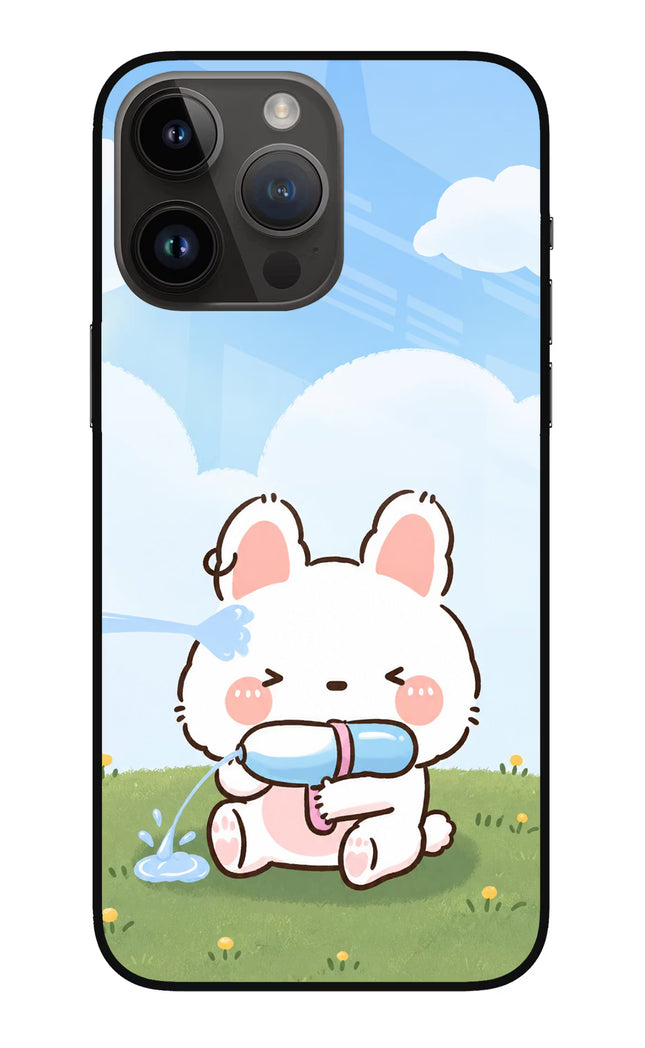 Bunny Treat iPhone 14 Pro Max Glass Case