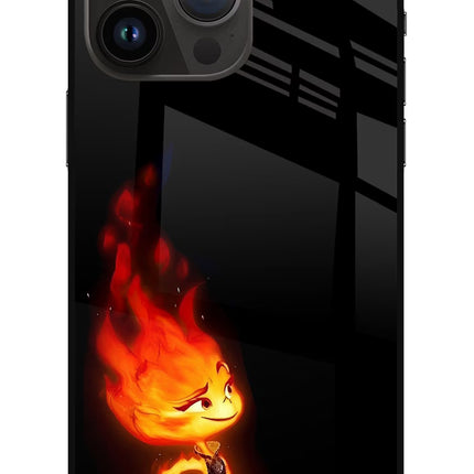 Ember Flame iPhone 14 Pro Max Glass Case