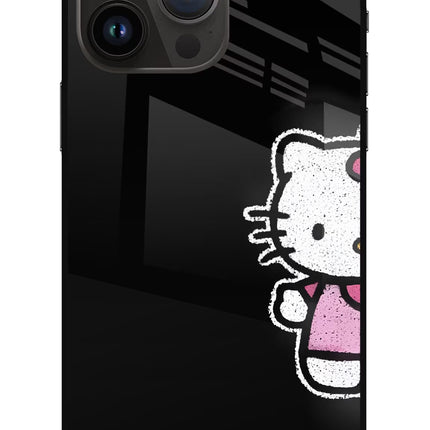 Kitty Charm iPhone 14 Pro Max Glass Case