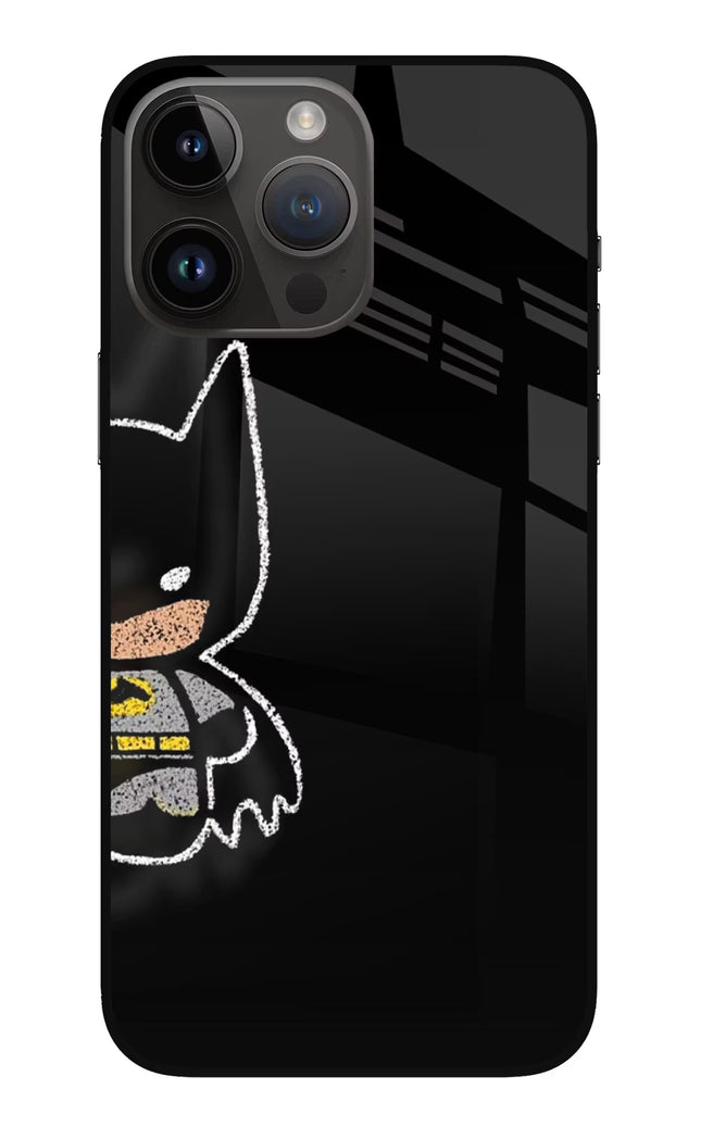Bat Kitty iPhone 14 Pro Max Glass Case