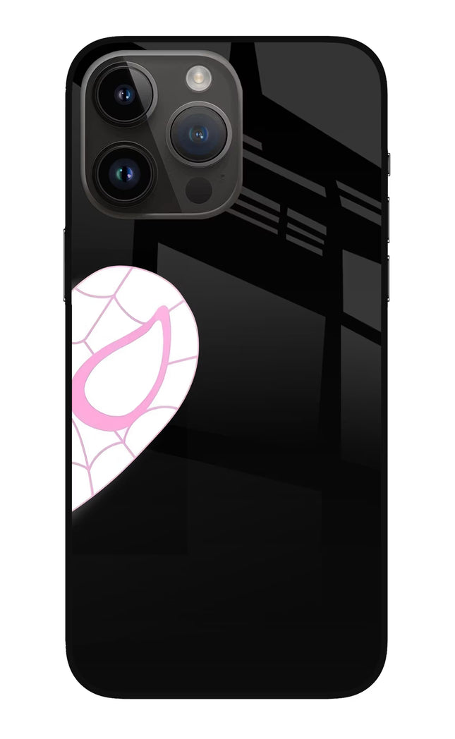Gwen Mask iPhone 14 Pro Max Glass Case