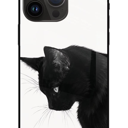 Shadow Gaze iPhone 14 Pro Max Glass Case
