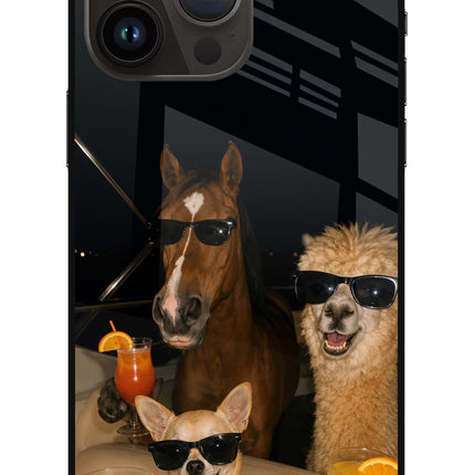 Party Squad iPhone 14 Pro Max Glass Case