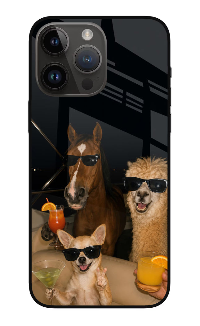 Party Squad iPhone 14 Pro Max Glass Case