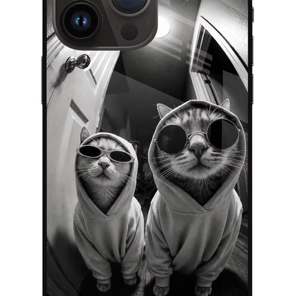 Hood Cats iPhone 14 Pro Max Glass Case