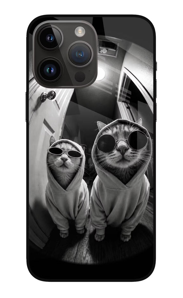Hood Cats iPhone 14 Pro Max Glass Case