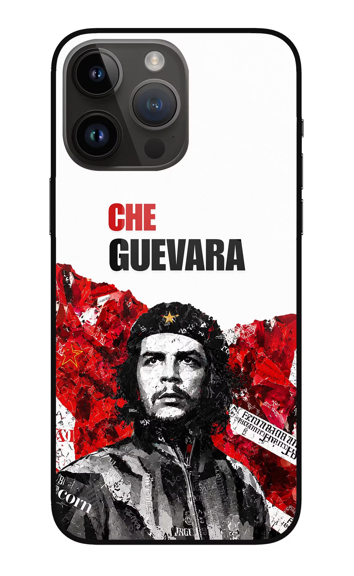 Che Guevara Revolution iPhone 14 Pro Max Glass Case