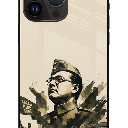 Netaji Rising iPhone 14 Pro Max Glass Case