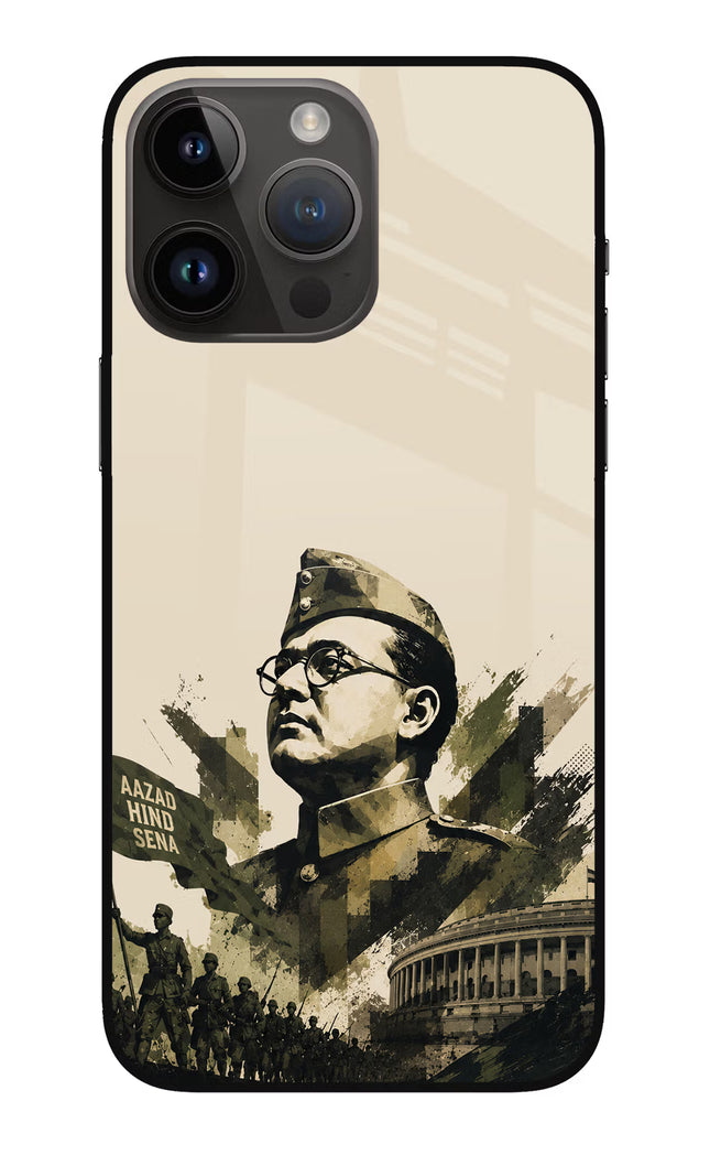 Netaji Rising iPhone 14 Pro Max Glass Case