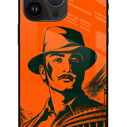Bhagat Singh Legacy iPhone 14 Pro Max Glass Case
