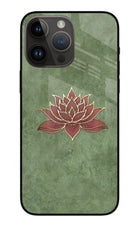 Lotus Grace iPhone 14 Pro Max Glass Case