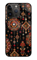 Boho Noir iPhone 14 Pro Max Glass Case