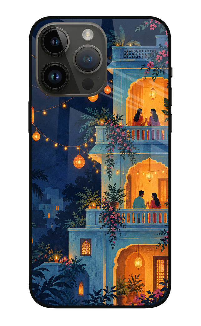 Balcony Glow iPhone 14 Pro Max Glass Case