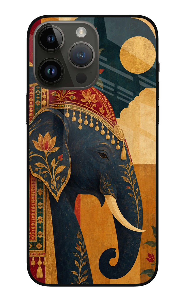 Royal Elephant iPhone 14 Pro Max Glass Case