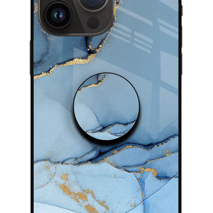 Blue Marble iPhone 14 Pro Max Glass Case