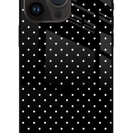 White Dots iPhone 14 Pro Max Glass Case