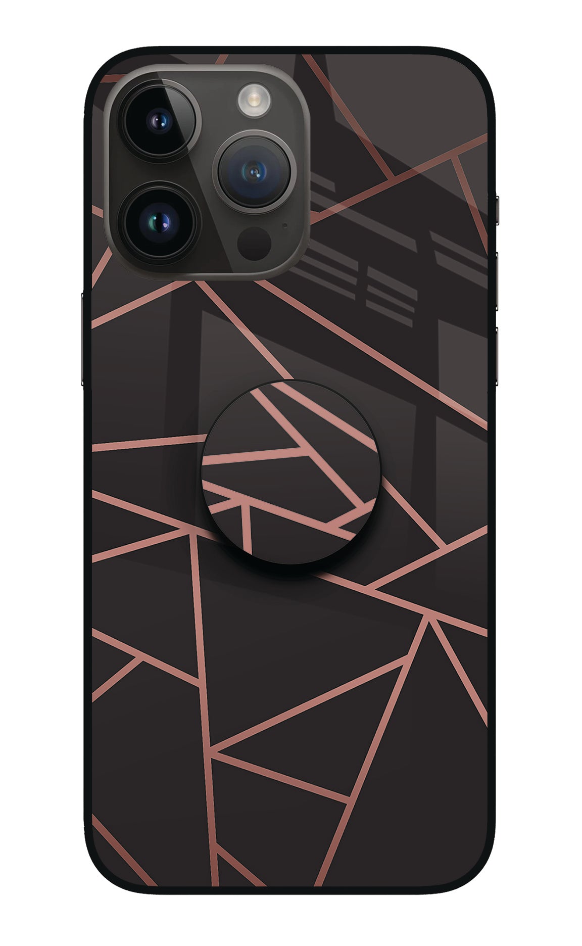 Geometric Pattern iPhone 14 Pro Max Pop Case