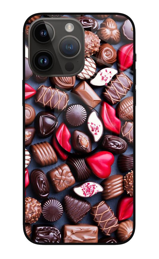 Chocolates iPhone 14 Pro Max Glass Case