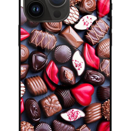 Chocolates iPhone 14 Pro Max Glass Case