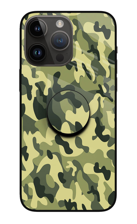 Camouflage iPhone 14 Pro Max Glass Case