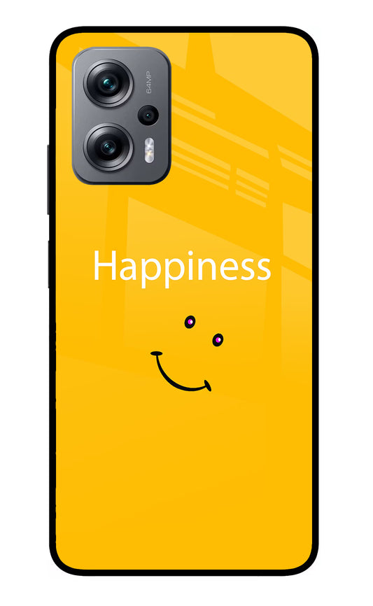 Happiness With Smiley Redmi K50i Glass Case
