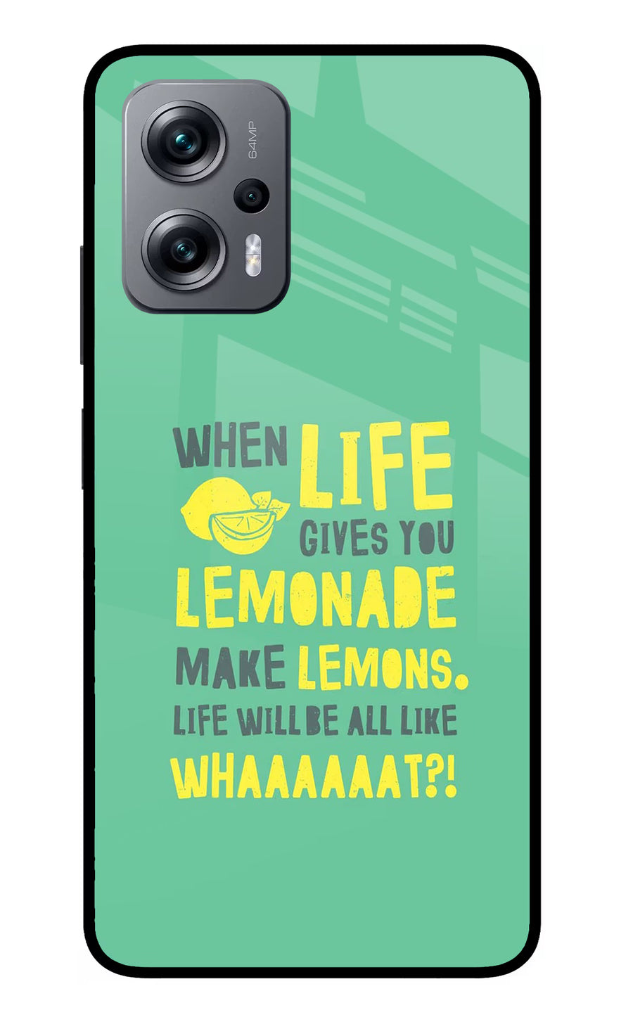 Quote Redmi K50i Back Cover, Glass case