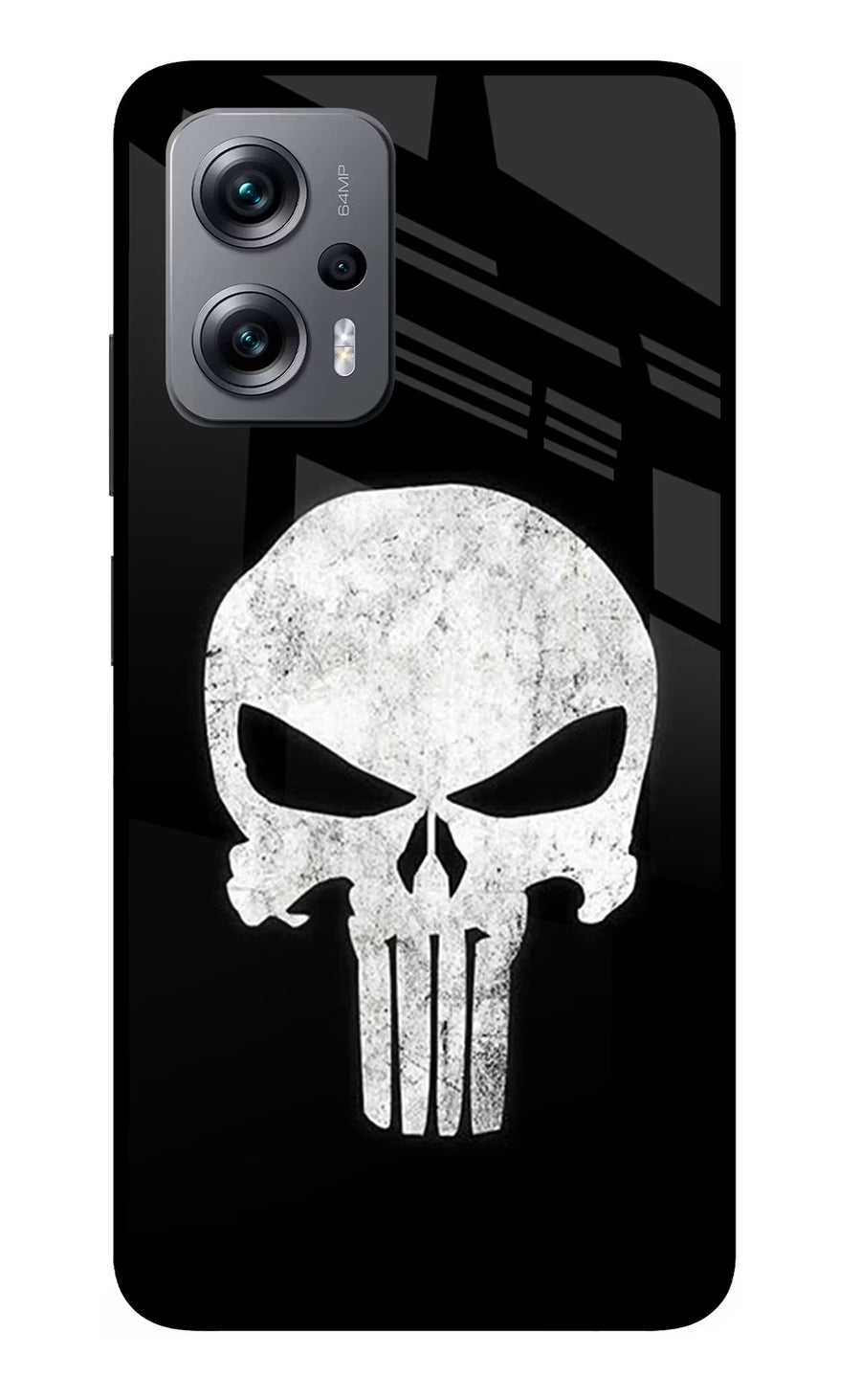 Punisher Skull Redmi K50i Back Cover, Glass case