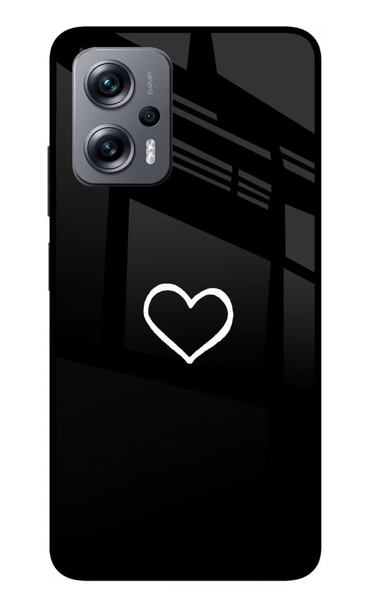 Heart Redmi K50i Glass Case