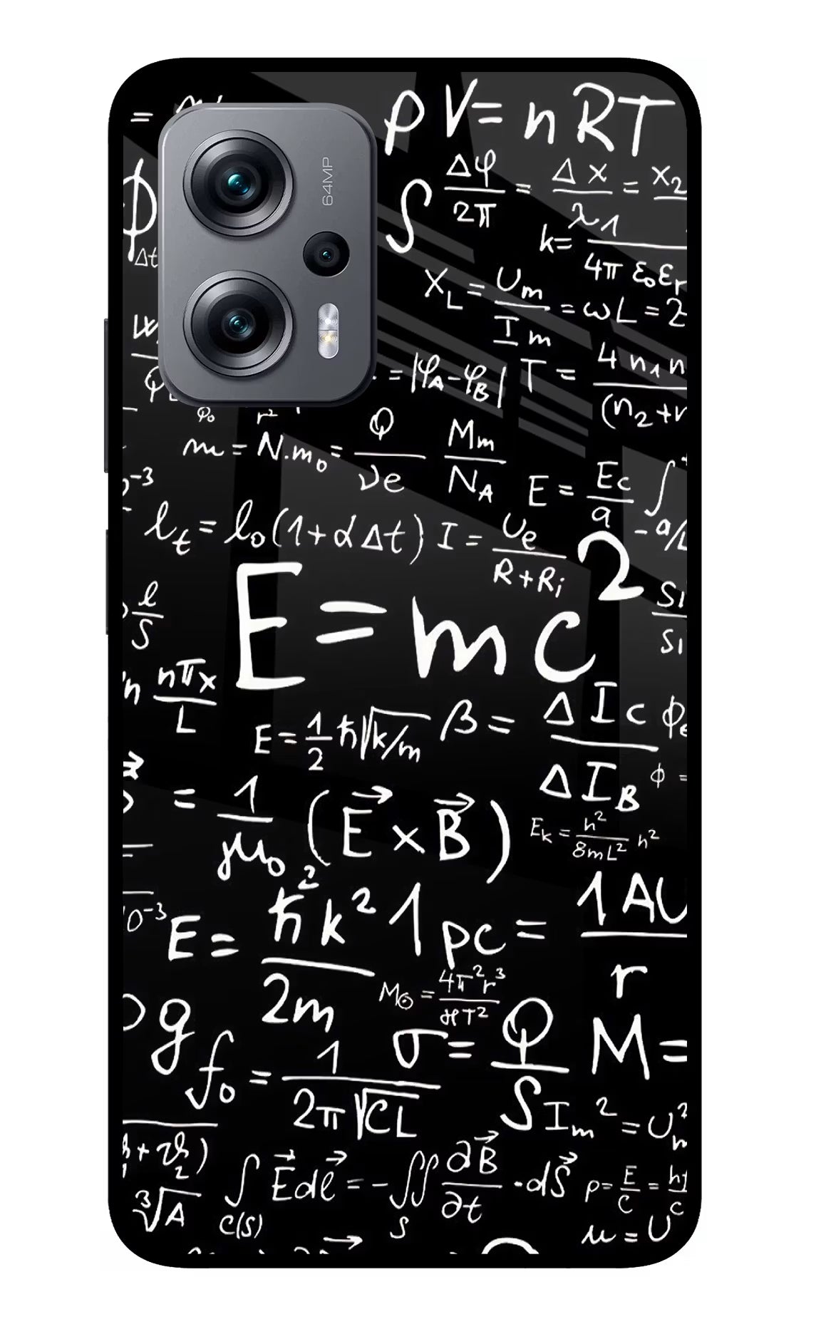 Physics Formula Redmi K50i Glass Case