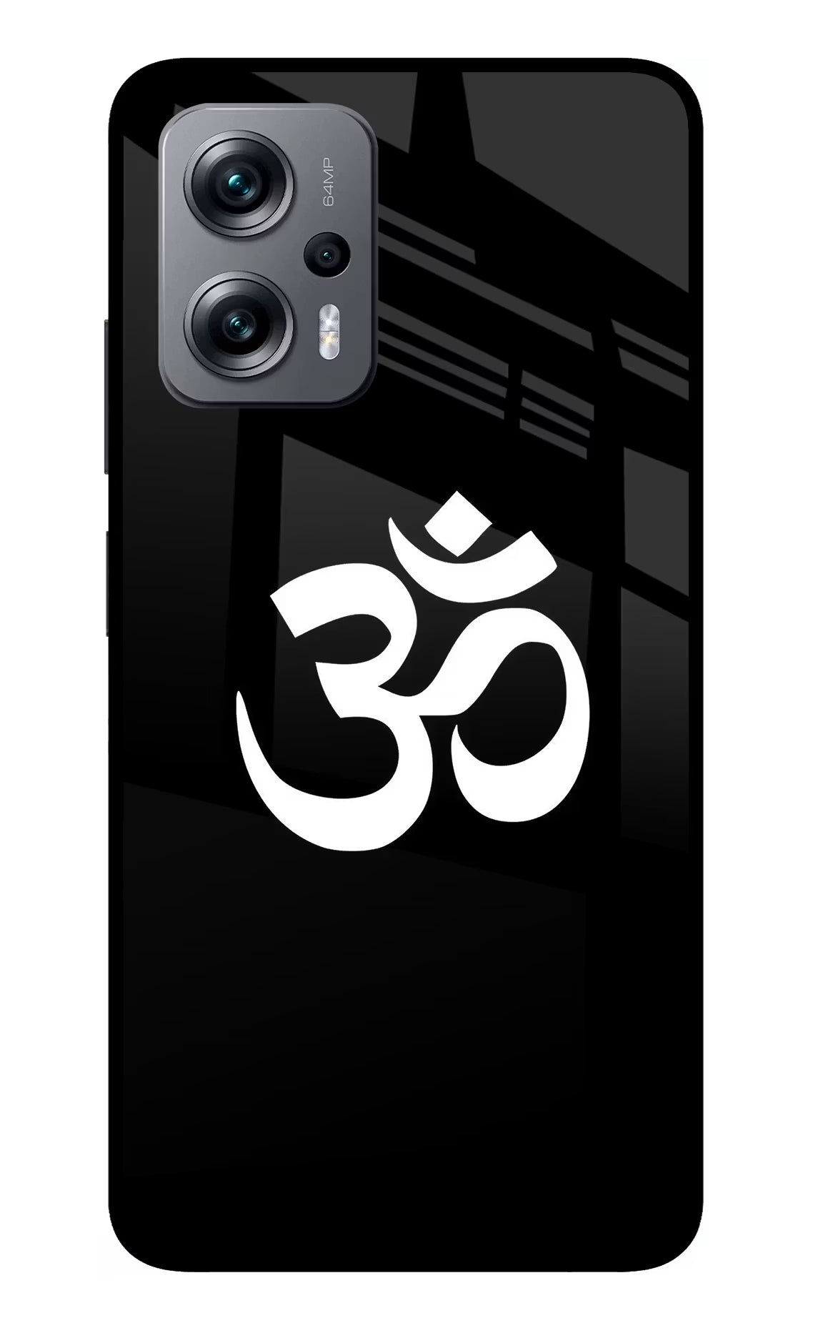 Om Redmi K50i Glass Case Back Cover by Casekaro