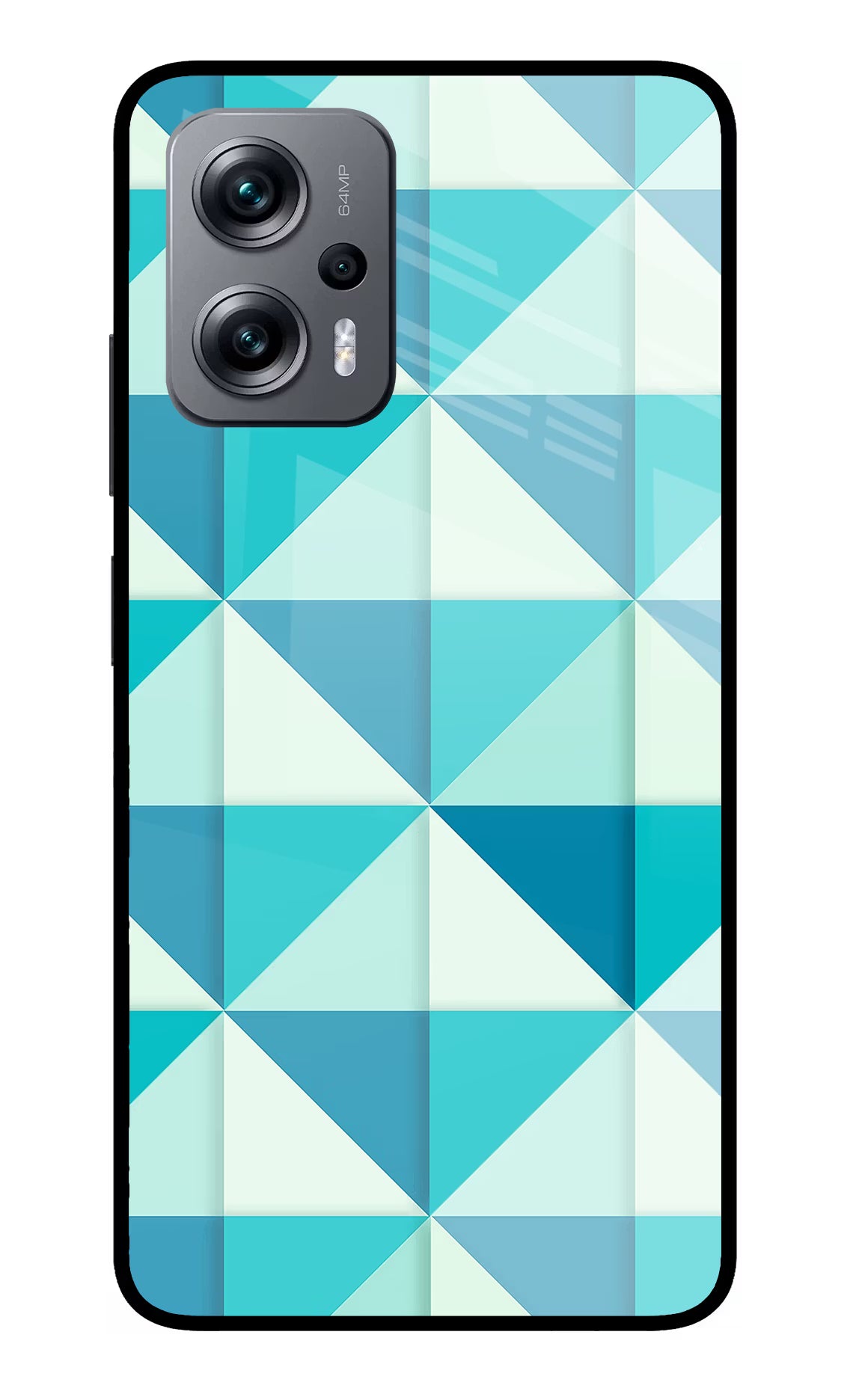 Abstract Redmi K50i Glass Case Back Cover by Casekaro