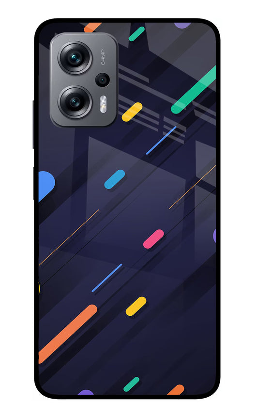 Abstract Design Redmi K50i Glass Case
