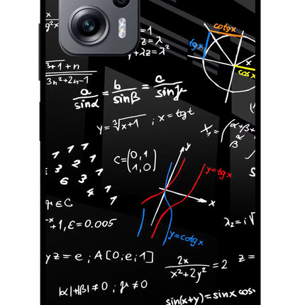 Mathematics Formula Redmi K50i Glass Case