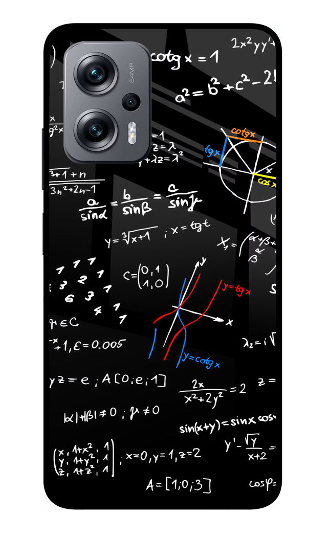 Mathematics Formula Redmi K50i Glass Case