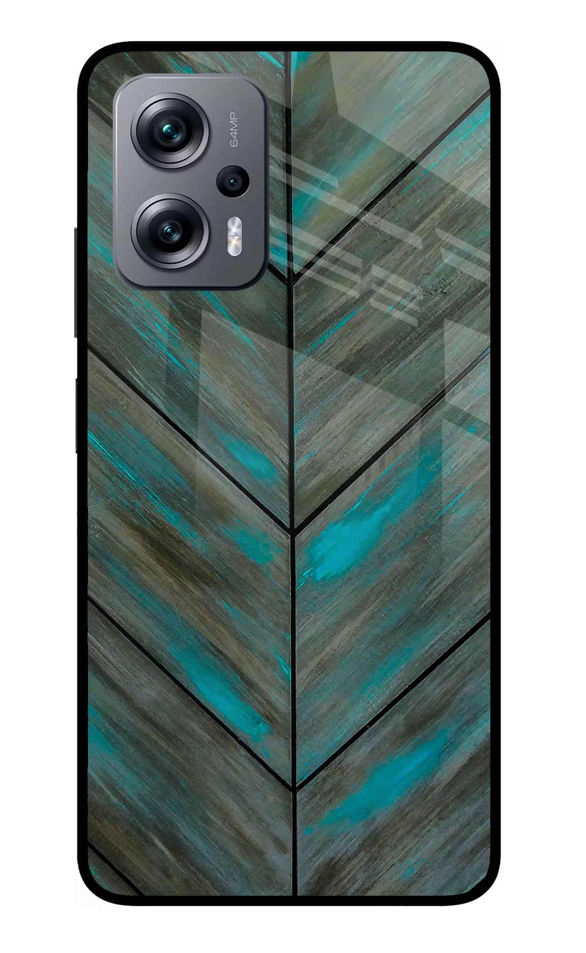 Pattern Redmi K50i Glass Case Back Cover by Casekaro