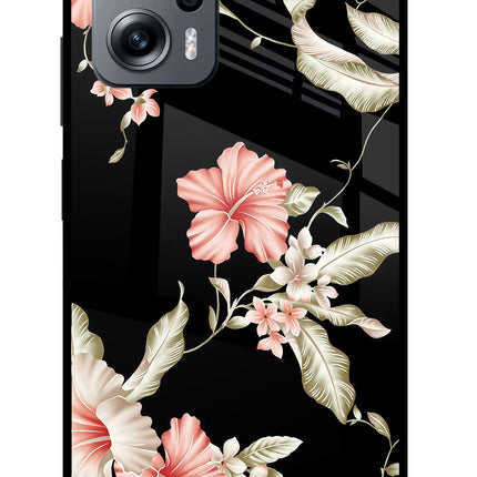 Flowers Redmi K50i Glass Case