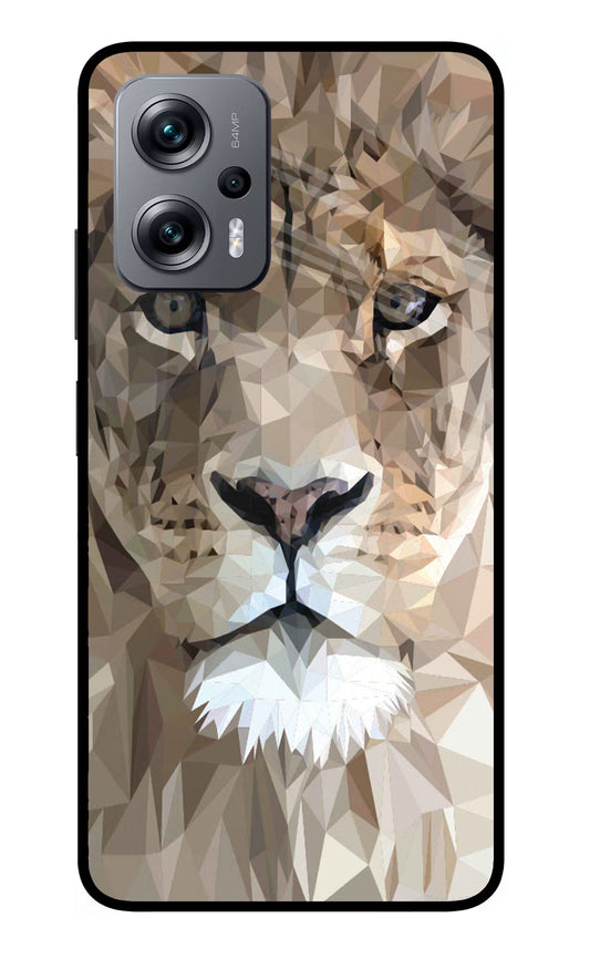 Lion Art Redmi K50i Glass Case