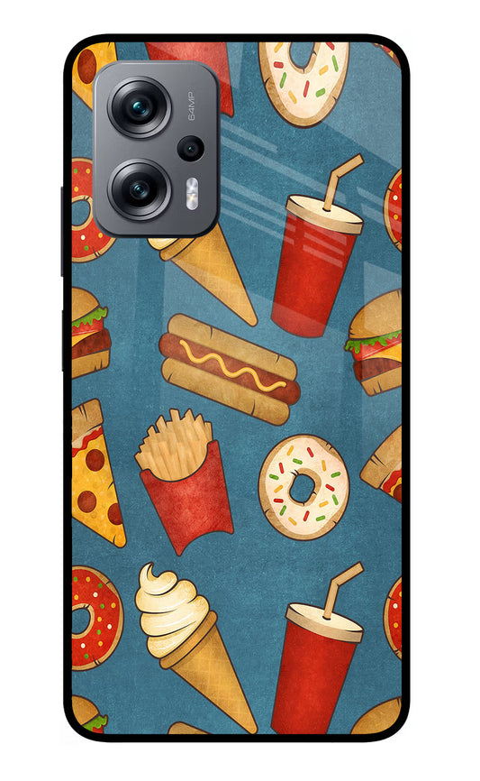 Foodie Redmi K50i Glass Case