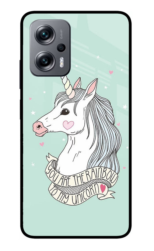 Unicorn Wallpaper Redmi K50i Glass Case