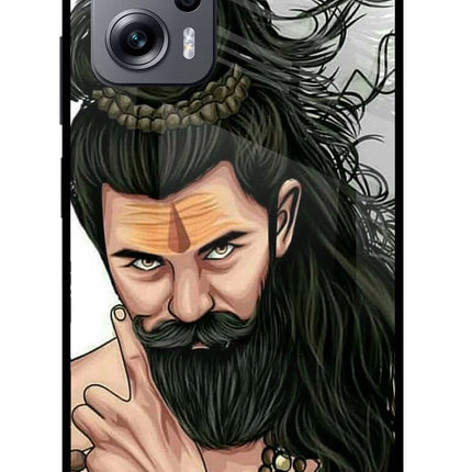 Mahadev Redmi K50i Glass Case Back Cover by Casekaro
