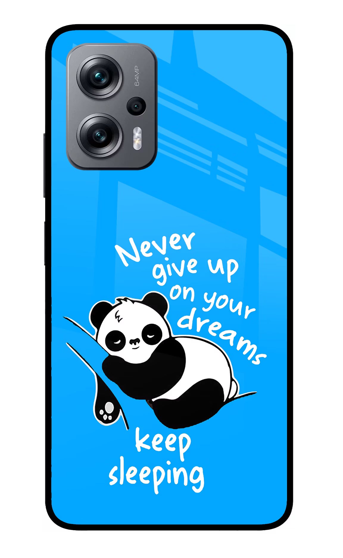 Keep Sleeping Redmi K50i Glass Case