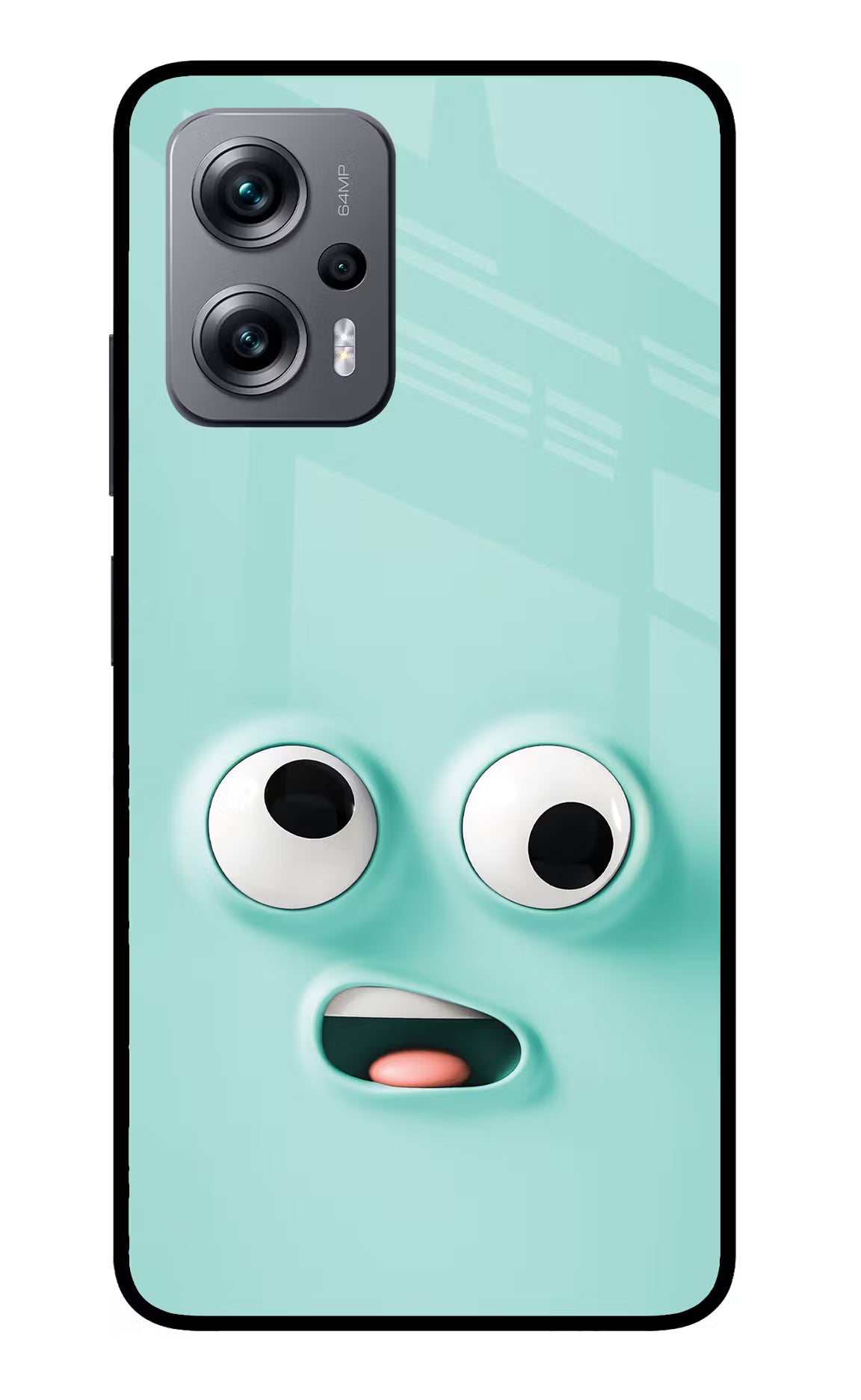 Funny Cartoon Redmi K50i Glass Case