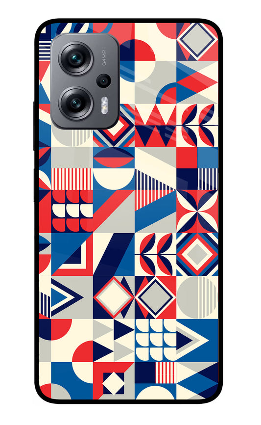 Colorful Pattern Redmi K50i Glass Case