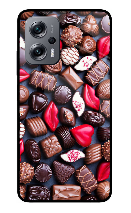 Chocolates Redmi K50i Glass Case