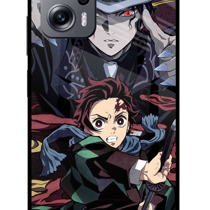 Demon Slayer Redmi K50i Glass Case Back Cover by Casekaro
