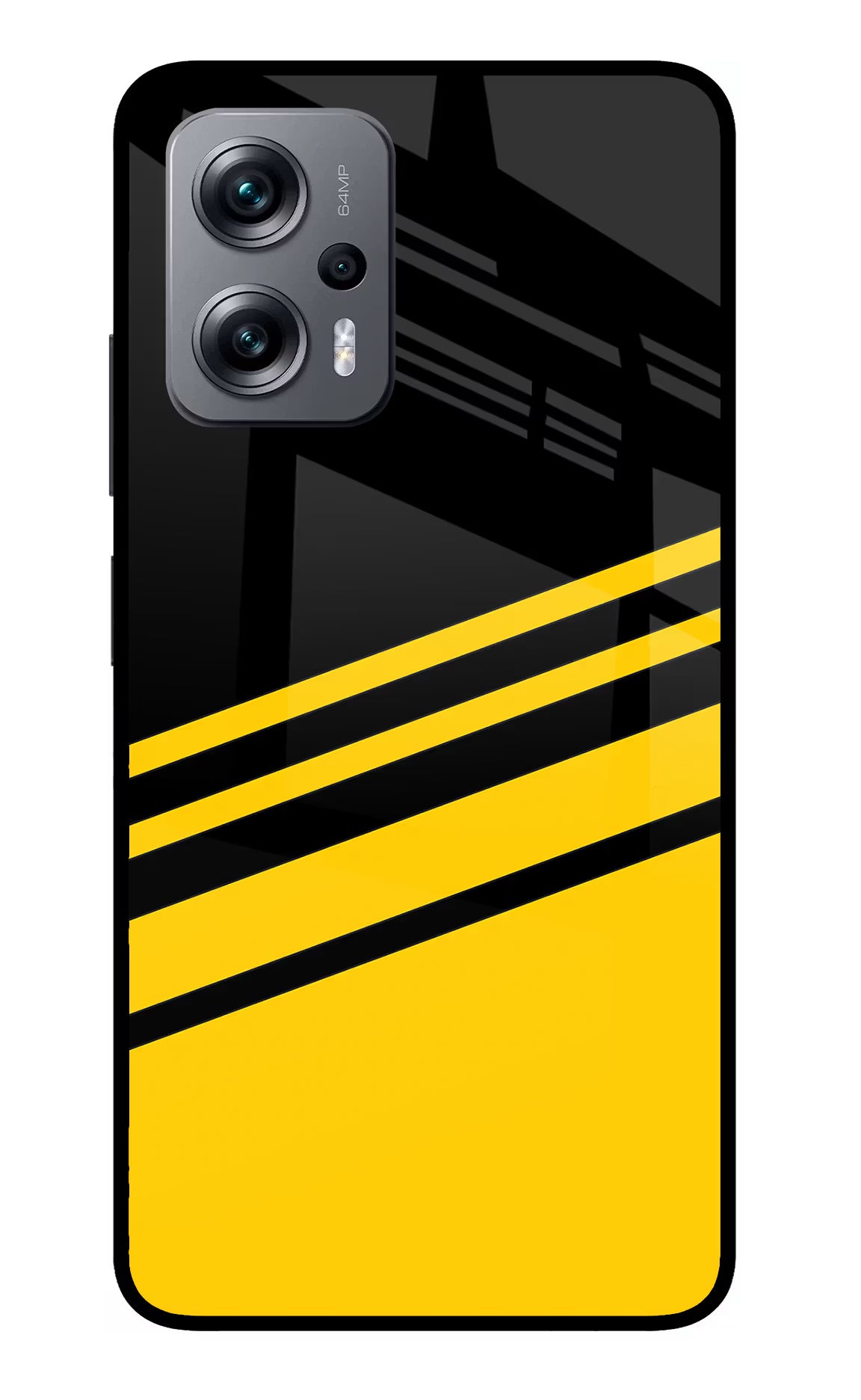 Yellow Shades Redmi K50i Glass Case Back Cover by Casekaro