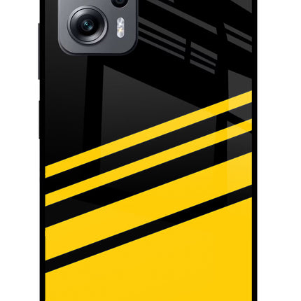 Yellow Shades Redmi K50i Glass Case