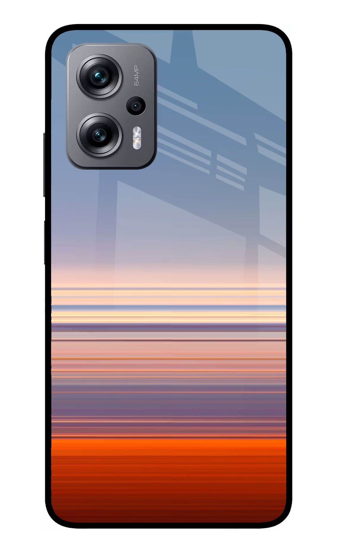 Morning Colors Redmi K50i Glass Case Back Cover by Casekaro